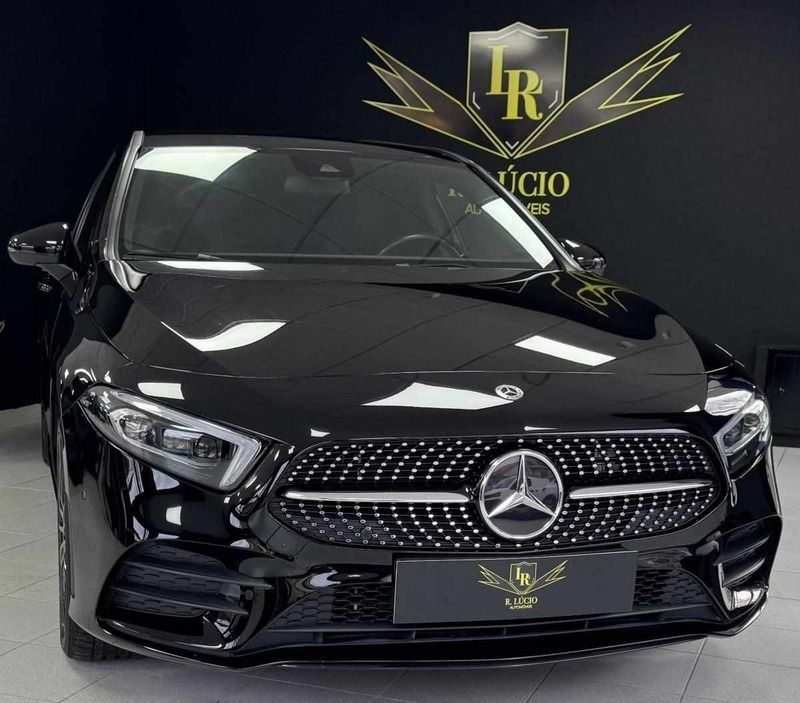 Preto Usado 2022 Mercedes A250 AMG line Citadino | € 32.500 (Bom preço) - Imagem 1/4