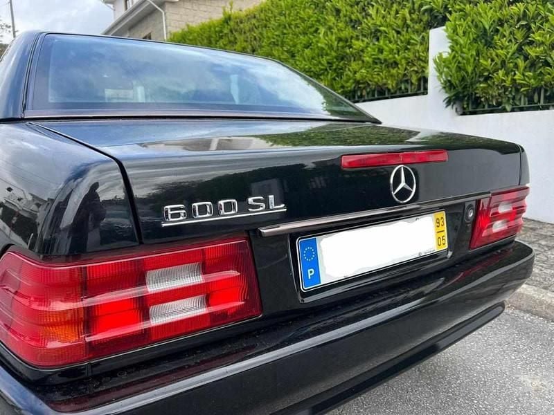 Usado Mercedes SL600 400 HP (294 kW) 1993 Preto Cabrios