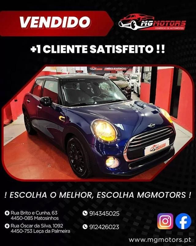 Usado Mini One D 95 HP (69 kW) 2016 Azul Citadino