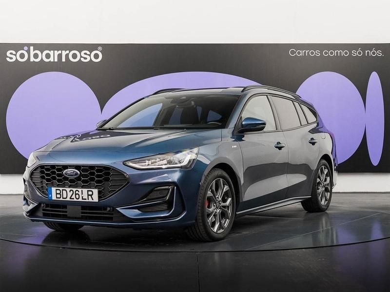Azul Usado 2023 Ford Focus ST-Line X Carrinha | € 22.990 (Preço justo) - Imagem 1/4