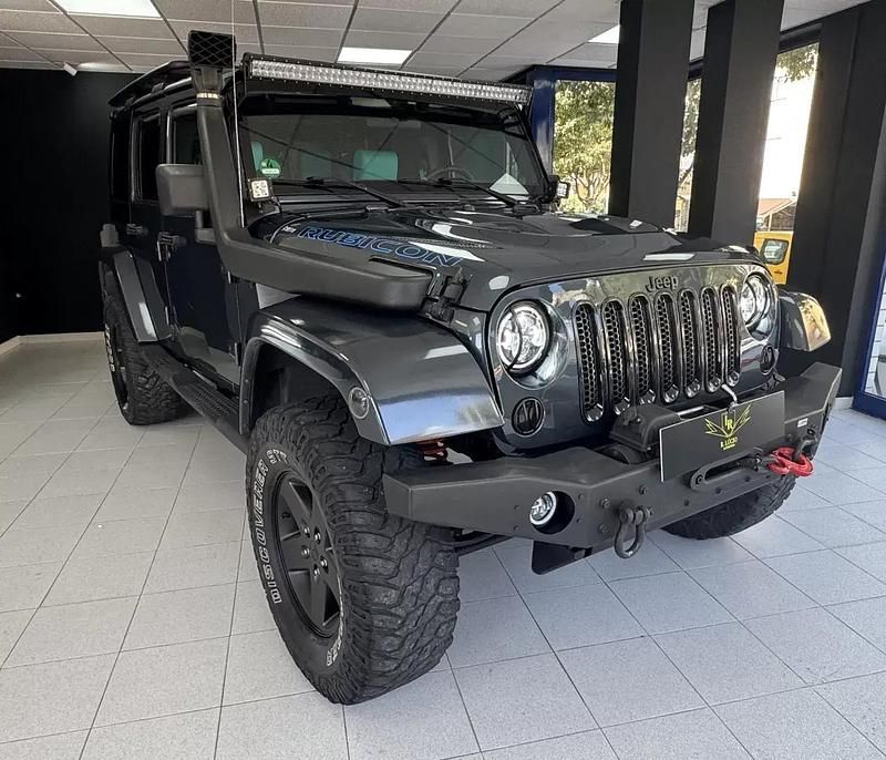 Cinza escuro Usado 2009 Jeep Wrangler Unlimited Rubicon SUV | € 43.000 - Imagem 1/4