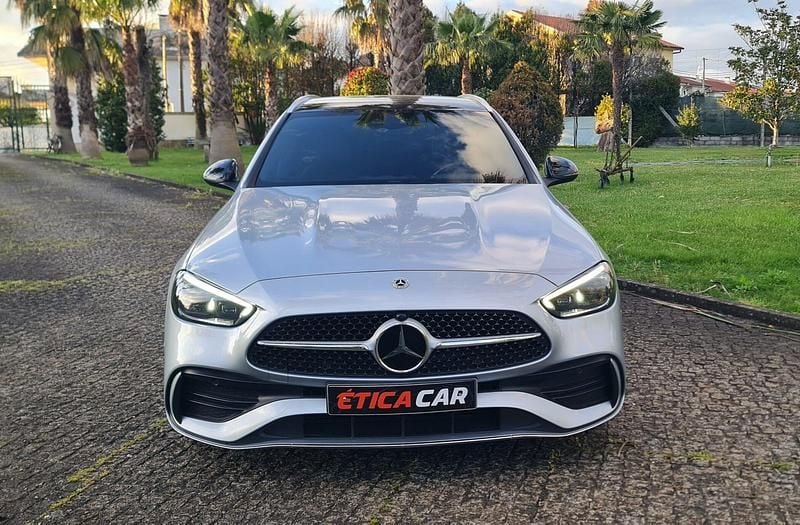 Usado Mercedes C220 AMG line 200 HP (147 kW) 2022 Cinza Coupé