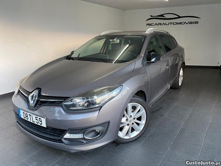 Cinza Usado 2015 Renault Mégane GrandTour LIMITED Carrinha | € 10.000 (Caro) - Imagem 1/1