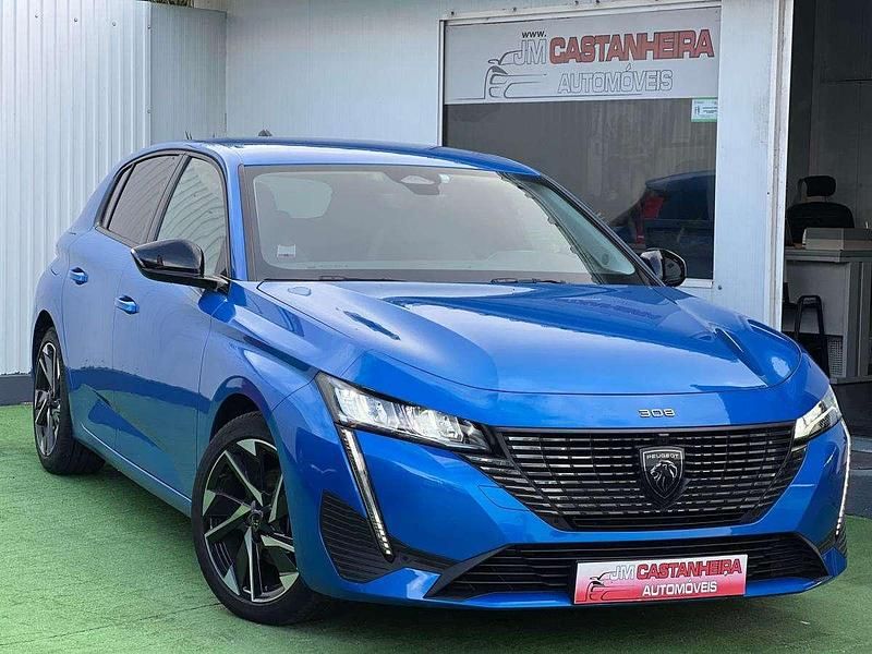 Azul Usado 2022 Peugeot 308 Allure | € 21.900 (Preço justo) - Imagem 1/4