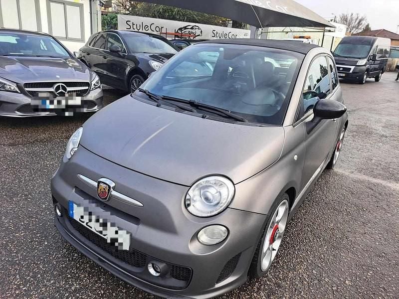 Usado Abarth 500C 140 HP (102 kW) 2012 Cinzento Cabrios