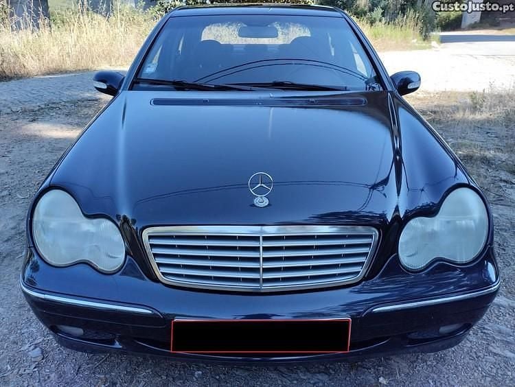 Azul Usado 2001 Mercedes C200 Elegance Sedan | € 4.999 (Super Preço) - Imagem 1/1