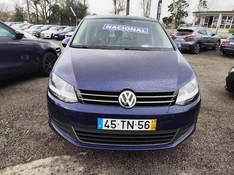 Usado VW Sharan 115 HP (84 kW) 2017 Azul Monovolume
