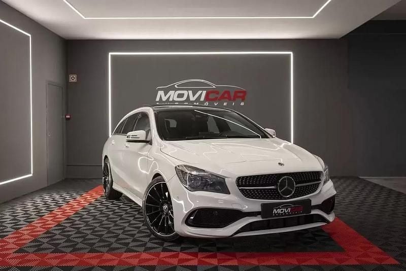 Branco Usado 2017 Mercedes CLA220 Shooting Brake AMG line Carrinha | € 24.900 (Bom preço) - Imagem 1/4