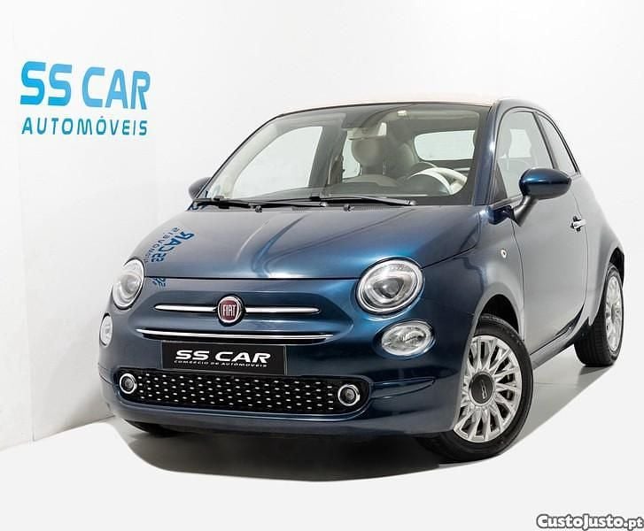 Azul Usado 2020 Fiat 500 Lounge Coupé | € 8.990 (Bom preço) - Imagem 1/1
