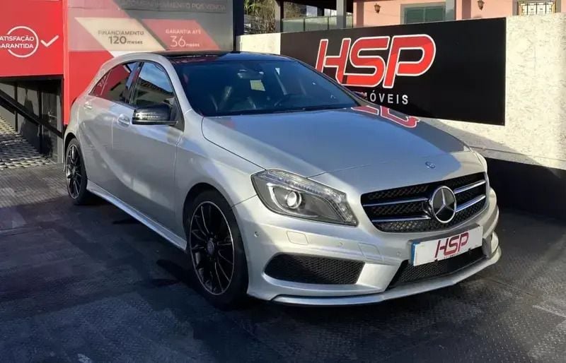 Cinza prata Usado 2014 Mercedes A200 AMG Citadino | € 22.500 (Caro) - Imagem 1/4