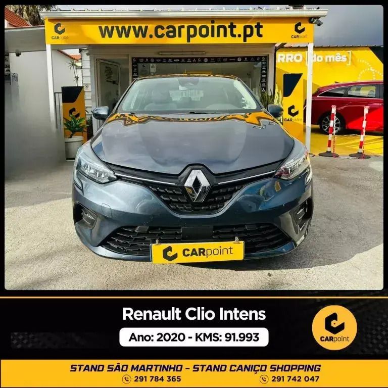 Cinzento Usado 2020 Renault Clio V Intens Citadino | € 15.900 (Preço elevado) - Imagem 1/4