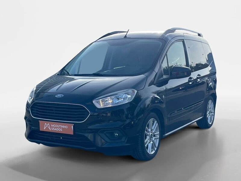 Preto Usado 2019 Ford Tourneo Courier Titanium Monovolume | € 14.490 (Preço justo) - Imagem 1/4
