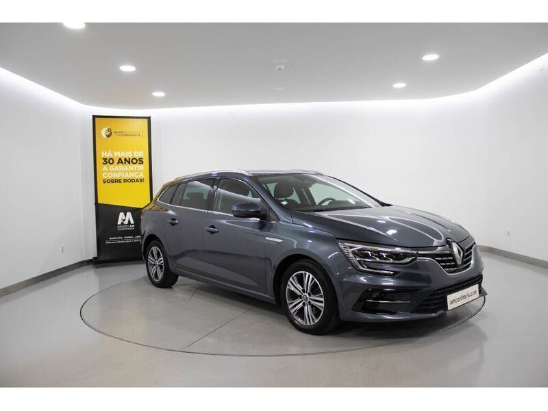 Cinza Usado 2021 Renault Mégane GrandTour Intens Carrinha | € 19.280 (Preço elevado) - Imagem 1/4