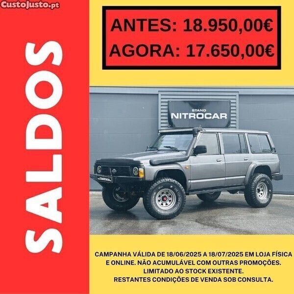 Cinza Usado 1991 Nissan Patrol SUV | € 17.650 - Imagem 1/1