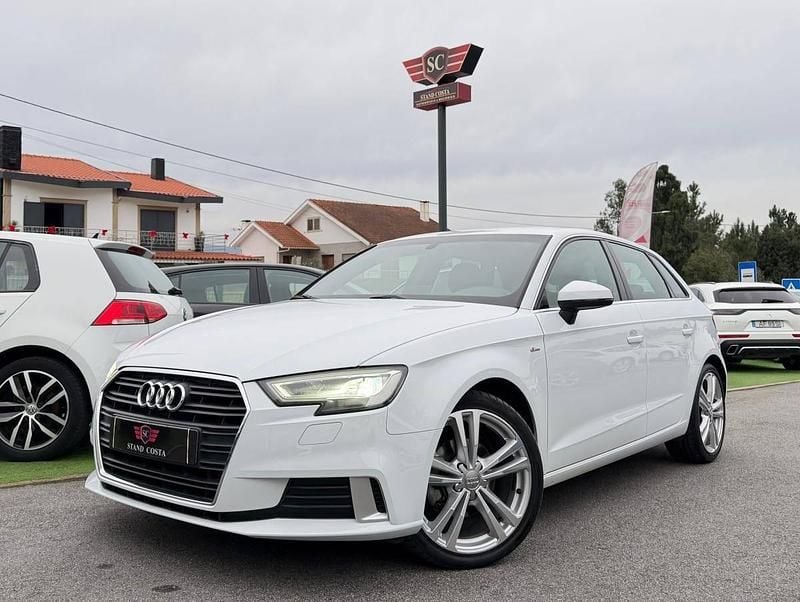 Branco Usado 2017 Audi A3 S-Line Carrinha | € 17.750 (Preço justo) - Imagem 1/4