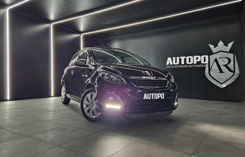 Preto Usado 2019 Peugeot 108 Style Citadino | € 9.900 (Preço justo) - Imagem 1/4