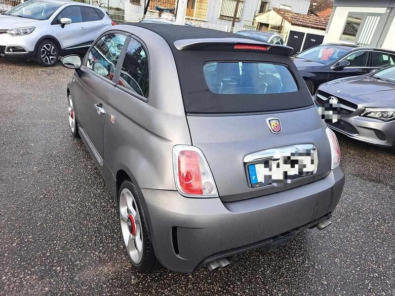Usado Abarth 500C 140 HP (102 kW) 2012 Cinzento Cabrios