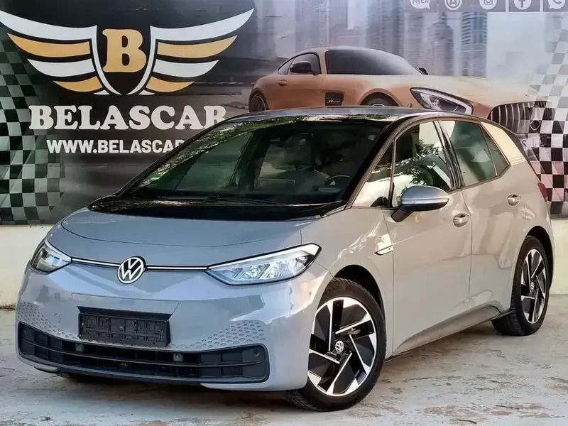 Cinzento Usado 2020 VW ID.3 Pro Citadino | € 18.900 (Preço justo) - Imagem 1/4