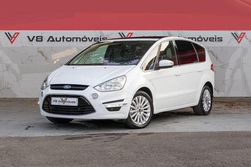 Branco Usado 2012 Ford S-MAX Titanium Monovolume | € 10.450 (Preço justo) - Imagem 1/4