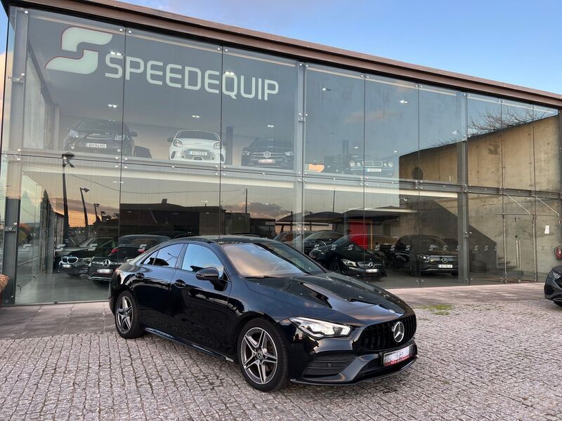 Preto Usado 2019 Mercedes CLA180 AMG line Sedan | € 26.500 (Preço justo) - Imagem 1/4