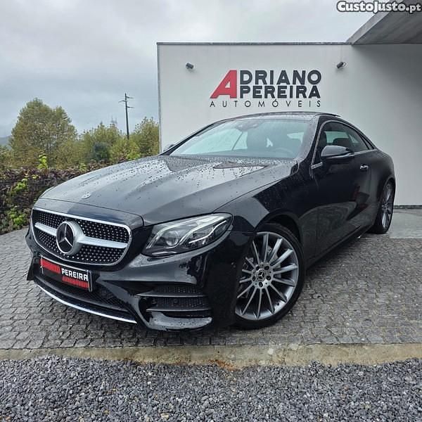 Preto Usado 2019 Mercedes E220 AMG line Coupé | € 39.900 (Preço justo) - Imagem 1/1