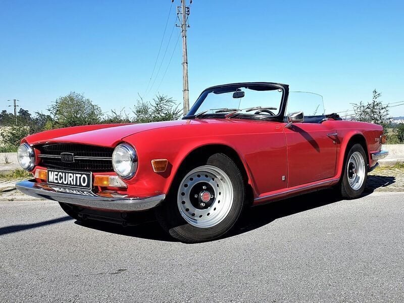 Vermelho Usado 1971 Triumph TR6 Cabrios | € 32.500 - Imagem 1/4
