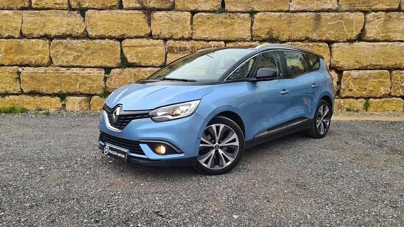 Azul (metalizado) Usado 2018 Renault Grand Scénic IV Dynamique Monovolume | € 16.950 (Preço justo) - Imagem 1/4