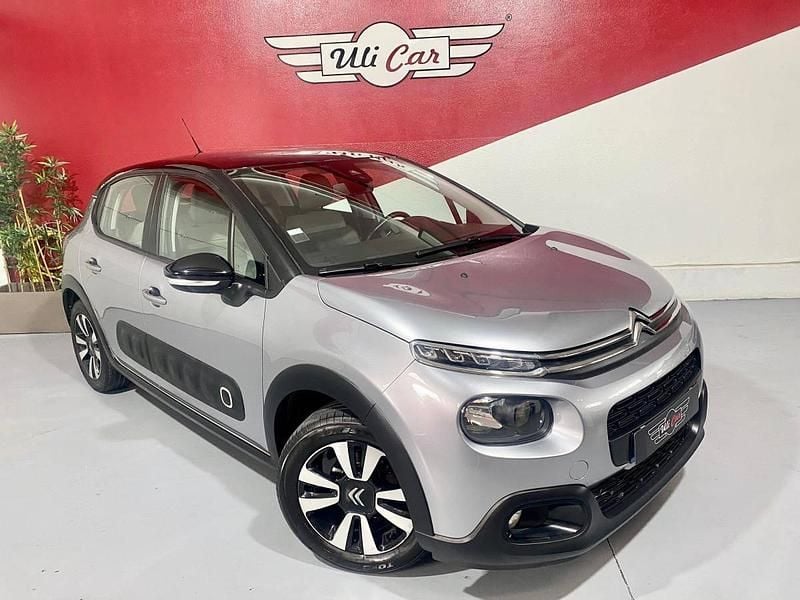 Cinzento Usado 2018 Citroën C3 Citadino | € 9.999 (Preço justo) - Imagem 1/4