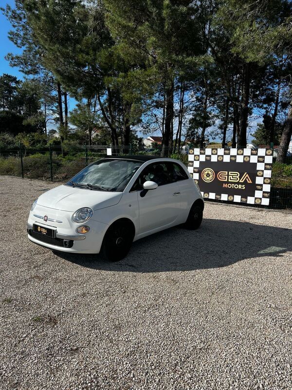 Branco Usado 2014 Fiat 500C Lounge Cabrios | € 10.749 (Preço justo) - Imagem 1/4