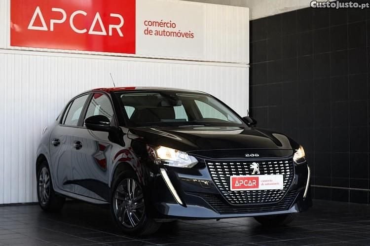 Preto Usado 2022 Peugeot 208 Allure Citadino | € 14.950 (Bom preço) - Imagem 1/1