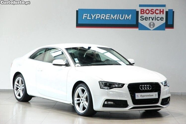 Branco Usado 2015 Audi A5 S-Line Coupé | € 22.990 (Preço justo) - Imagem 1/1