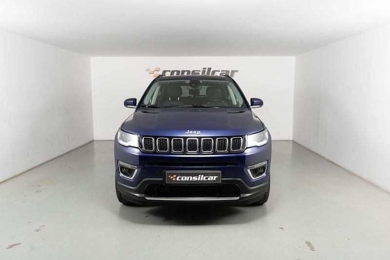 Azul Usado 2021 Jeep Compass Limited SUV | € 21.980 (Bom preço) - Imagem 1/4