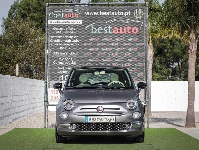 Cinza Usado 2016 Fiat 500 Lounge Citadino | € 9.750 (Bom preço) - Imagem 1/4