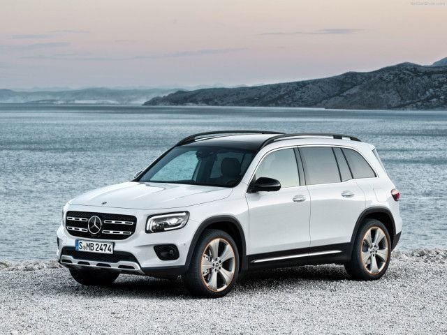 Branco Usado 2022 Mercedes GLB200 Progressive SUV | € 41.000 (Bom preço) - Imagem 1/4