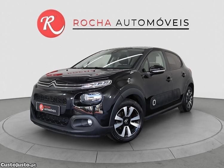 Preto Usado 2018 Citroën C3 PureTech Citadino | € 10.690 (Preço justo) - Imagem 1/1