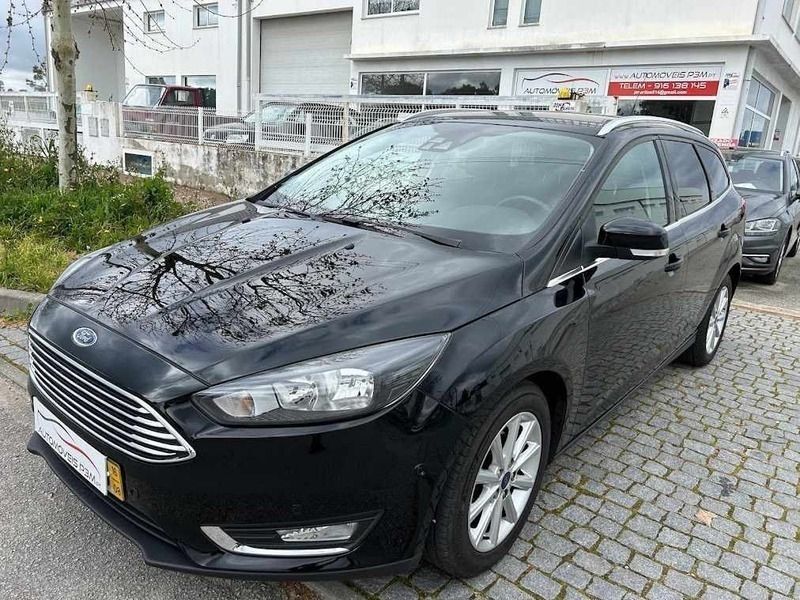 Preto Usado 2016 Ford Focus Titanium Carrinha | € 10.990 (Preço elevado) - Imagem 1/4