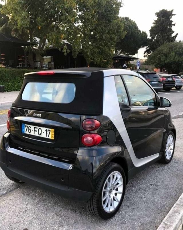 Preto Usado 2008 Smart ForTwo Cabrio Cabrios | € 6.500 - Imagem 1/4
