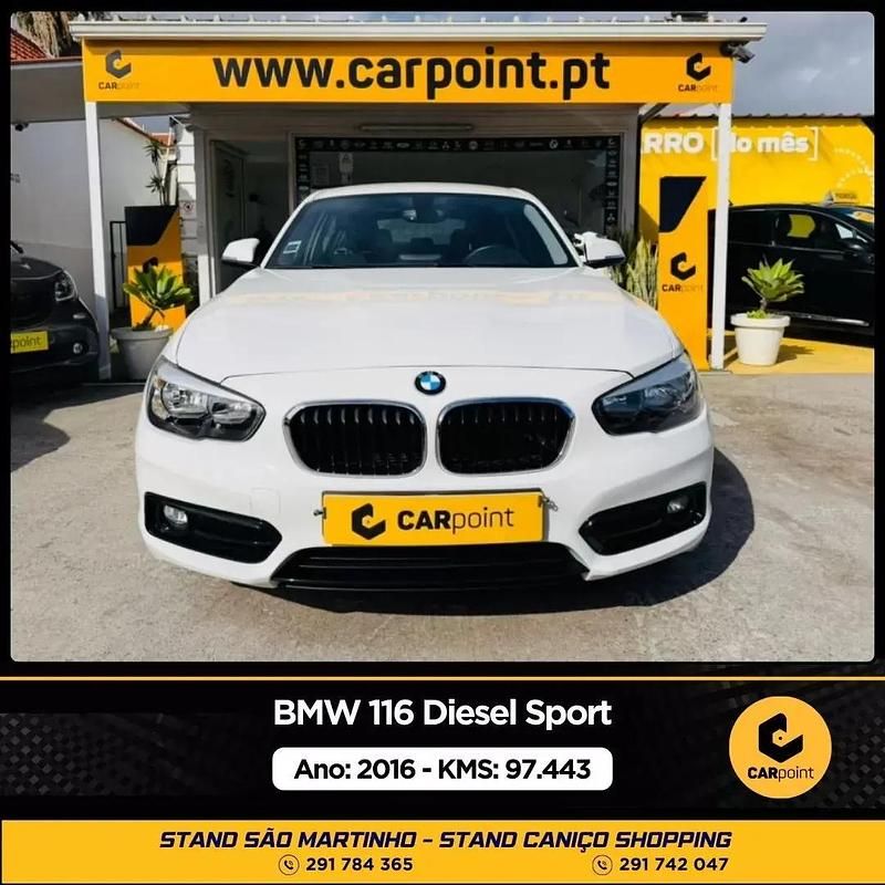 Usado BMW 116 Sport Line 116 HP (85 kW) 2016 Branco Citadino