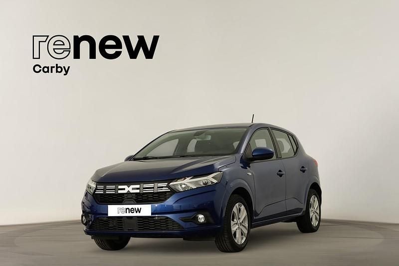 Azul Usado 2024 Dacia Sandero Expression Citadino | € 16.690 (Bom preço) - Imagem 1/4