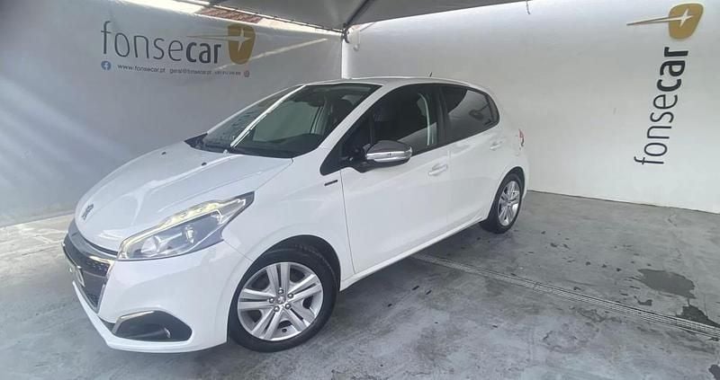 Branco Usado 2019 Peugeot 208 Signature Sky Citadino | € 9.990 (Bom preço) - Imagem 1/4