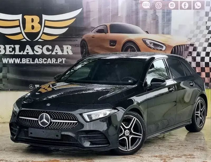 Preto Usado 2021 Mercedes A180 AMG line Citadino | € 24.500 (Super Preço) - Imagem 1/4
