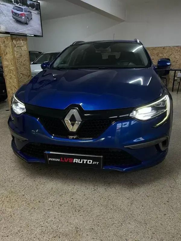 Azul Usado 2017 Renault Mégane GrandTour Carrinha | € 22.900 - Imagem 1/4