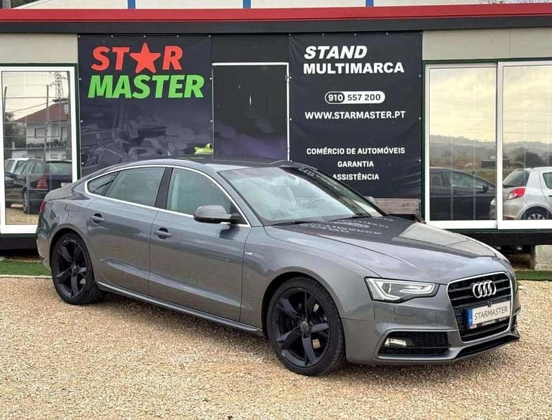 Cinzento Usado 2013 Audi A5 Sportback S-Line Citadino | € 8.450 (Super Preço) - Imagem 1/4