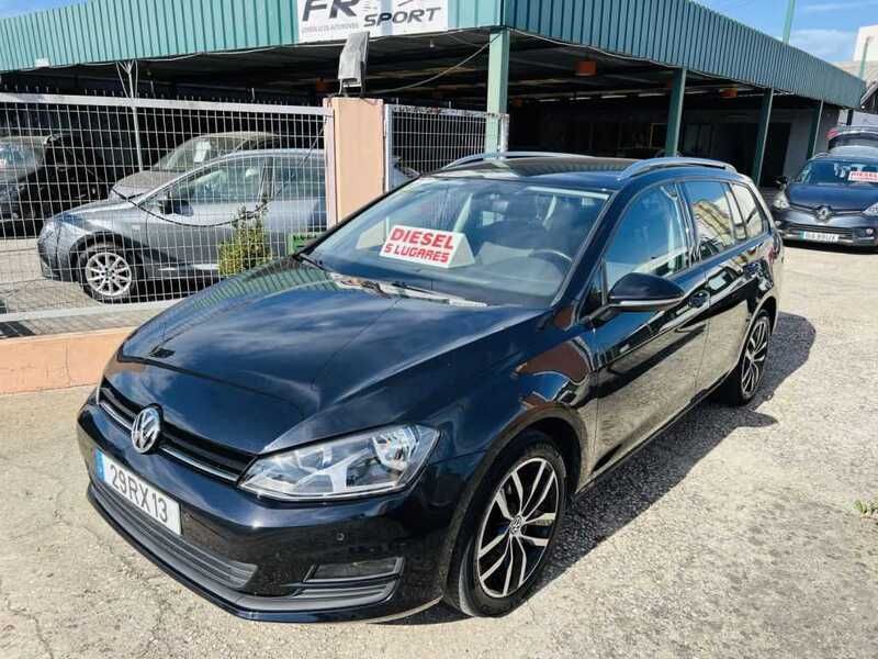 Usado VW Golf VII Edition 110 HP (80 kW) 2016 Preto Carrinha