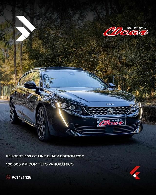 Preto Usado 2019 Peugeot 508 Carrinha | € 19.500 (Preço justo) - Imagem 1/4