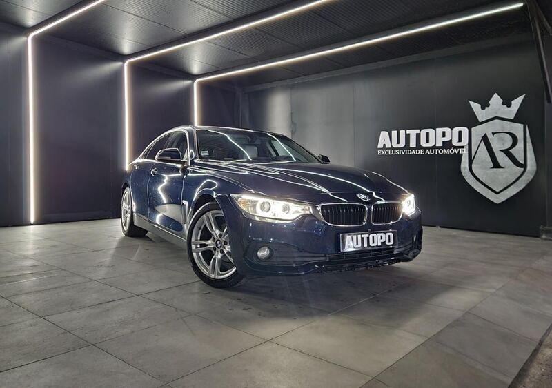 Azul Usado 2016 BMW 418 Gran Coupé Luxury Line Coupé | € 17.900 (Super Preço) - Imagem 1/4