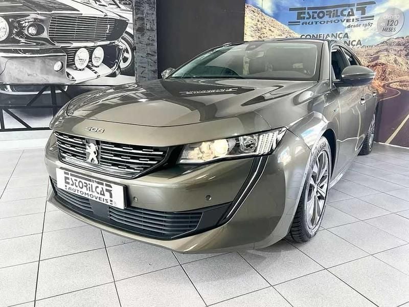 Cinzento Usado 2020 Peugeot 508 SW Allure Carrinha | € 21.600 - Imagem 1/4