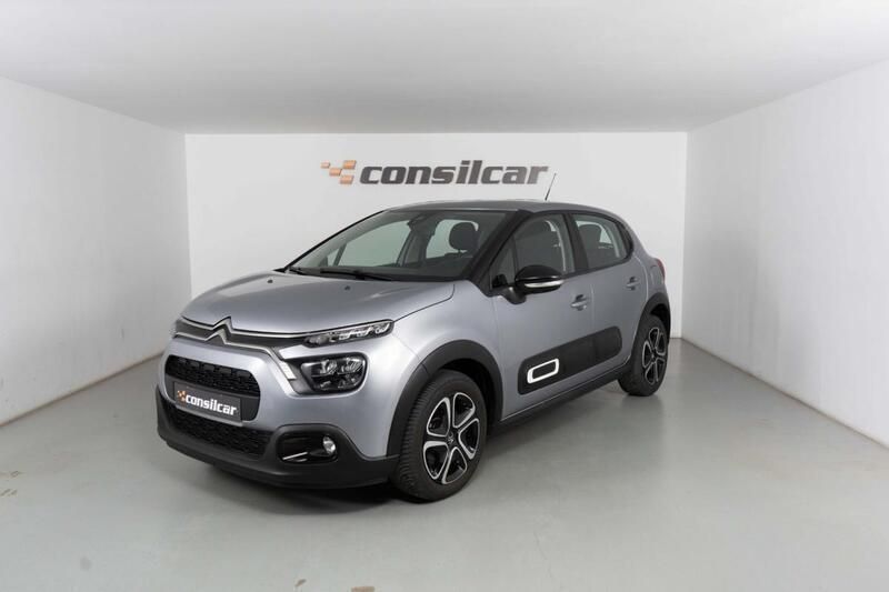 Cinza Usado 2022 Citroën C3 Feel Citadino | € 13.980 (Preço justo) - Imagem 1/4