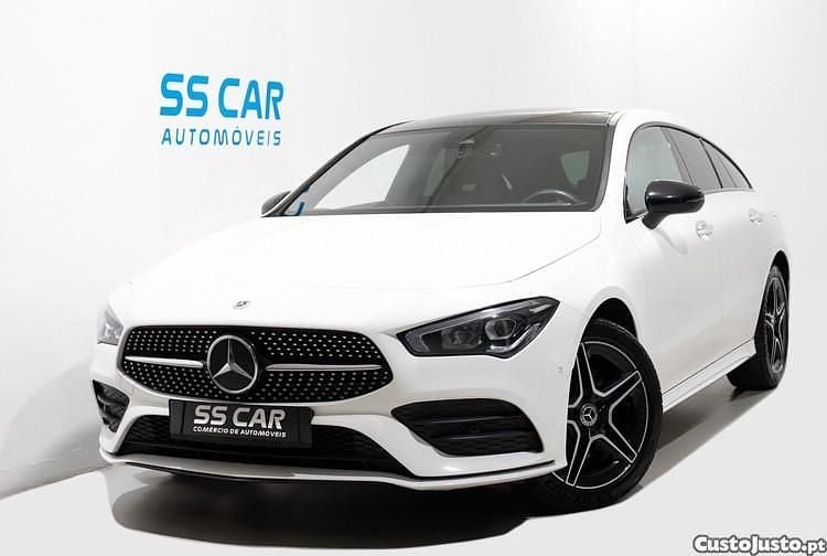Branco Usado 2022 Mercedes CLA250e Shooting Brake AMG line Carrinha | € 25.980 (Preço justo) - Imagem 1/1