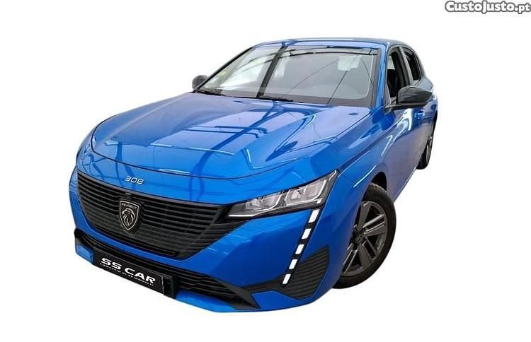 Azul Usado 2022 Peugeot 308 Active | € 17.490 (Bom preço) - Imagem 1/1